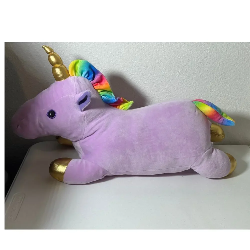 Snoozimals NWT Purple Unicorn Pillow Plush 20